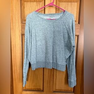 J. Crew Vintage Fleece 100% cotton heather gray